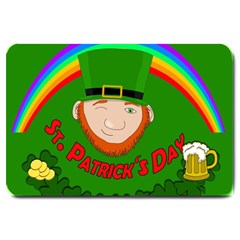 St  Patrick s Day Large Doormat  by Valentinaart