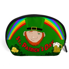 St  Patrick s Day Accessory Pouches (large)  by Valentinaart