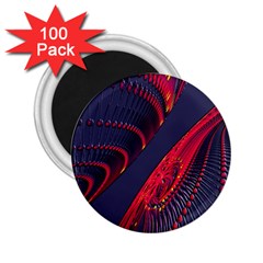 Fractal Fractal Art Digital Art 2 25  Magnets (100 Pack)  by Nexatart
