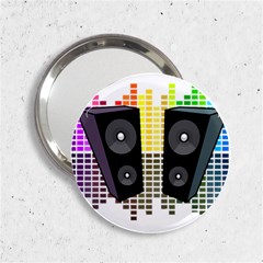 Loudspeakers - Transparent 2 25  Handbag Mirrors by Valentinaart