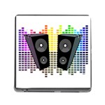 Loudspeakers - transparent Memory Card Reader (Square) Front