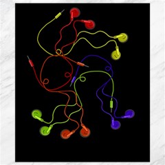 Colorful Earphones Canvas 8  X 10  by Valentinaart