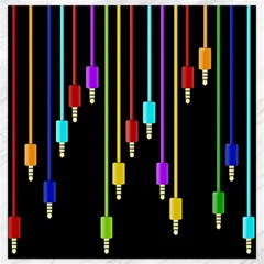 Plug In Canvas 12  X 12   by Valentinaart