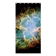 Crab Nebula Shower Curtain 36  X 72  (stall)  by SheGetsCreative
