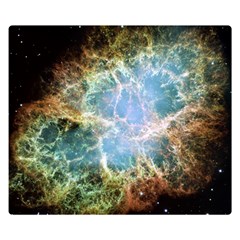 Crab Nebula Double Sided Flano Blanket (small)  by SheGetsCreative