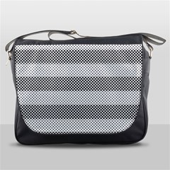 Pattern Half Tone Messenger Bags by Nexatart