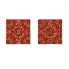 Red Tile Background Image Pattern Cufflinks (square) by Nexatart