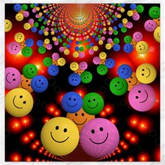 Smiley Laugh Funny Cheerful Canvas 12  X 12   by Nexatart