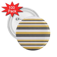 Textile Design Knit Tan White 2 25  Buttons (100 Pack)  by Nexatart