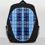 Textile Structure Texture Grid Backpack Bag Front