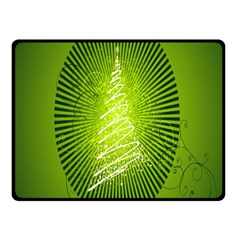 Vector Chirstmas Tree Design Double Sided Fleece Blanket (small)  by Nexatart