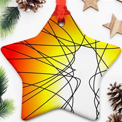 Spirituality Man Origin Lines Ornament (star) by Amaryn4rt