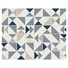 Geometric Triangle Modern Mosaic Double Sided Flano Blanket (medium)  by Amaryn4rt