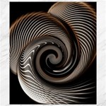 Abstract Background Curves Canvas 8  x 10  8.15 x9.66  Canvas - 1