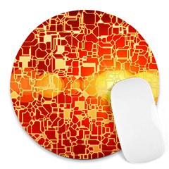Board Conductors Circuit Round Mousepads by Amaryn4rt