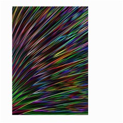 Texture Colorful Abstract Pattern Large Garden Flag (two Sides) by Amaryn4rt