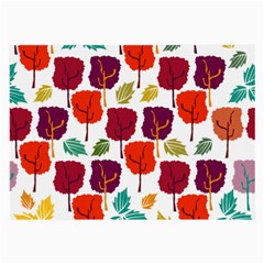 Tree Pattern Background Large Glasses Cloth by Amaryn4rt