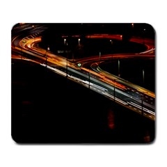 Highway Night Lighthouse Car Fast Large Mousepads by Amaryn4rt