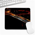 Highway Night Lighthouse Car Fast Large Mousepads Front
