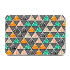 Abstract Geometric Triangle Shape Small Doormat  by Amaryn4rt