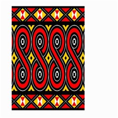 Toraja Traditional Art Pattern Large Garden Flag (two Sides) by Amaryn4rt