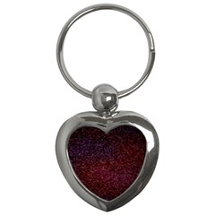 3d Tiny Dots Pattern Texture Key Chains (heart)  by Amaryn4rt