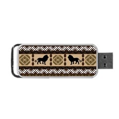 African Vector Patterns  Portable Usb Flash (one Side) by Amaryn4rt