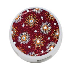 India Traditional Fabric 4-port Usb Hub (two Sides)  by Amaryn4rt