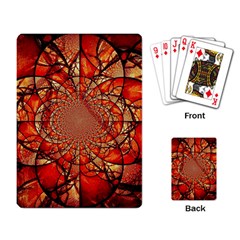 Dreamcatcher Stained Glass Playing Card by Amaryn4rt