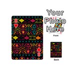 Traditional Art Ethnic Pattern Playing Cards 54 (Mini)  Front - Heart8
