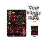 Traditional Art Ethnic Pattern Playing Cards 54 (Mini)  Front - Heart10