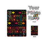 Traditional Art Ethnic Pattern Playing Cards 54 (Mini)  Front - Club7