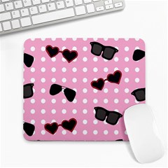 Pisunglass Tech Pink Pattern Large Mousepads by Simbadda