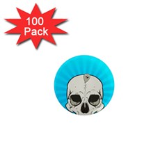 Skull Ball Line Schedule 1  Mini Magnets (100 Pack)  by Simbadda