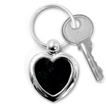 Fractal Pattern Black Background Key Chains (Heart)  Front