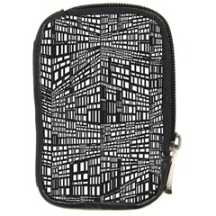Recursive Subdivision Between 5 Source Lines Screen Black Compact Camera Cases by Simbadda