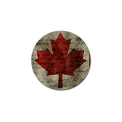 Canada Flag Golf Ball Marker (4 Pack) by Valentinaart