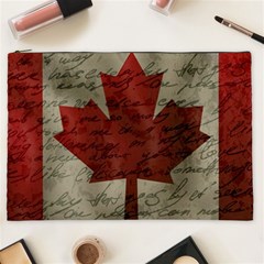 Canada Flag Cosmetic Bag (xxl)  by Valentinaart