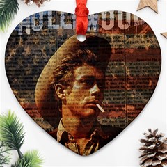 James Dean   Ornament (heart) by Valentinaart