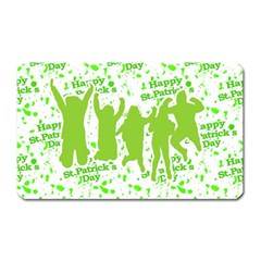 Saint Patrick Motif Magnet (rectangular) by dflcprints