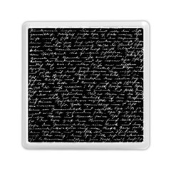 Handwriting  Memory Card Reader (square)  by Valentinaart