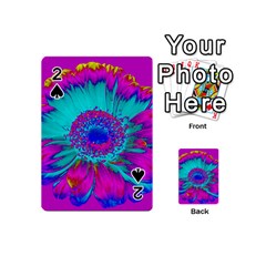 Retro Colorful Decoration Texture Playing Cards 54 (mini)  by Simbadda