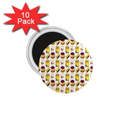 Hamburger And Fries 1 75  Magnets (10 Pack)  by Simbadda