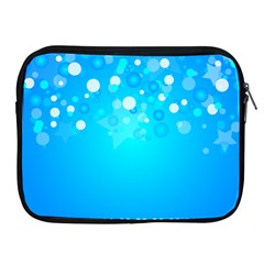 Blue Dot Star Apple Ipad 2/3/4 Zipper Cases by Simbadda