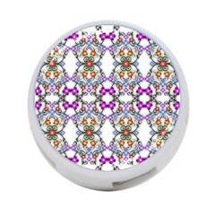 Floral Ornament Baby Girl Design 4-port Usb Hub (two Sides)  by Simbadda