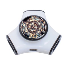 Science Fiction Background Fantasy 3-port Usb Hub by Simbadda