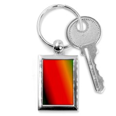 Multi Color Pattern Background Key Chains (rectangle)  by Simbadda