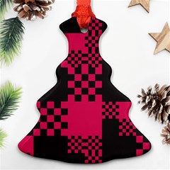Cube Square Block Shape Creative Christmas Tree Ornament (two Sides) by Simbadda