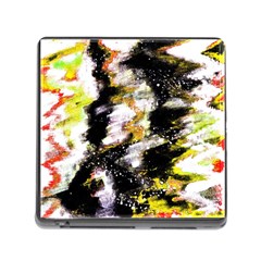 Canvas Acrylic Digital Design Memory Card Reader (square) by Simbadda