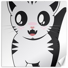 Meow Canvas 16  X 16   by evpoe